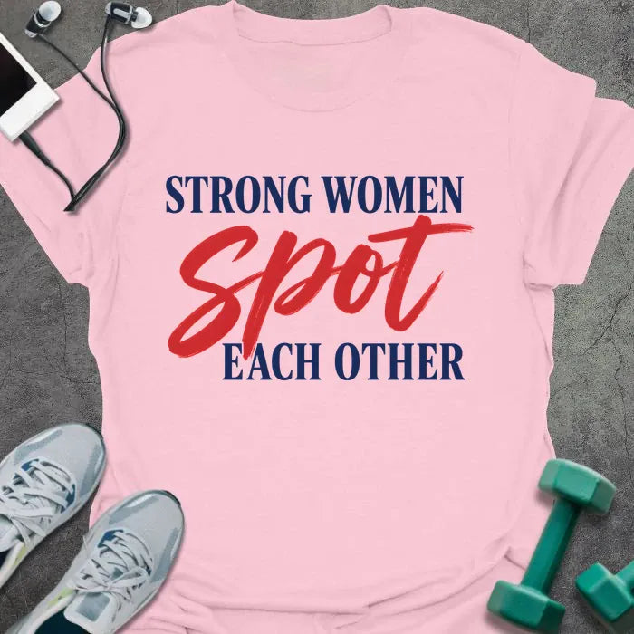 Women Spot T-Shirt - Gym Graphic Tee - Gift for Gym Lovers - Unisex
