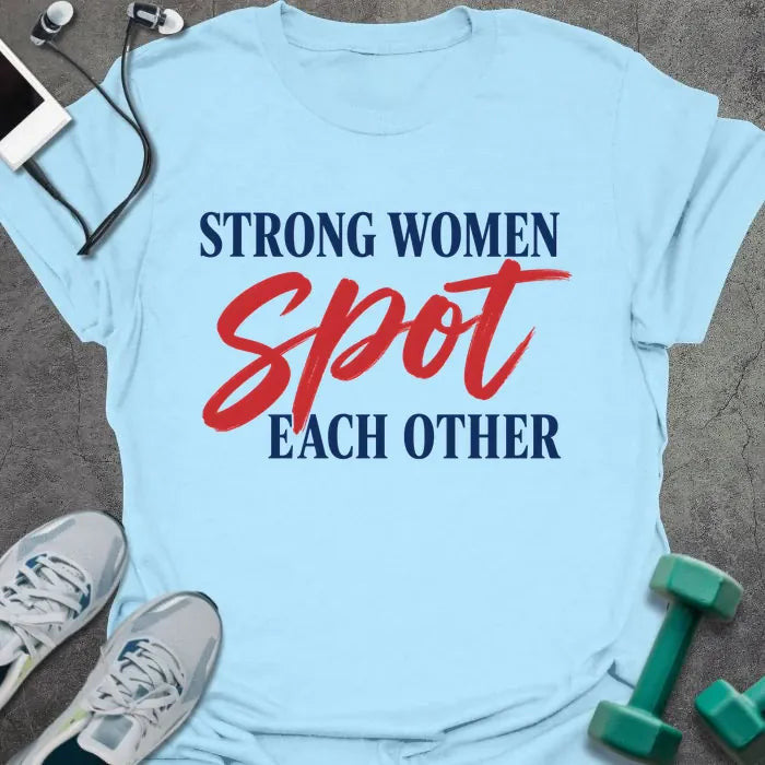 Women Spot T-Shirt - Gym Graphic Tee - Gift for Gym Lovers - Unisex