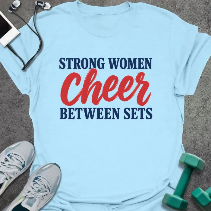 Cheer Sets T-Shirt - Gym Graphic Tee - Gift for Gym Lovers - Unisex