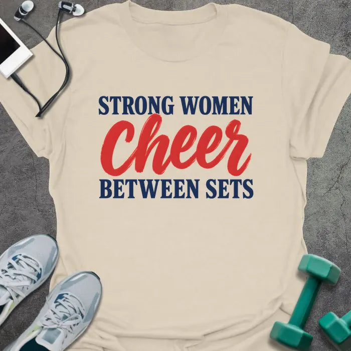 Cheer Sets T-Shirt - Gym Graphic Tee - Gift for Gym Lovers - Unisex