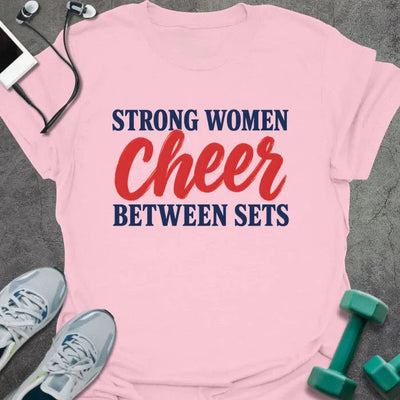 Cheer Sets T-Shirt - Gym Graphic Tee - Gift for Gym Lovers - Unisex