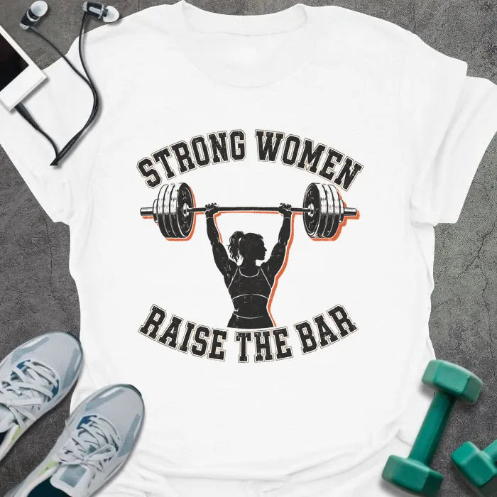 Women Bar T-Shirt - Gym Graphic Tee - Gift for Gym Lovers - Unisex