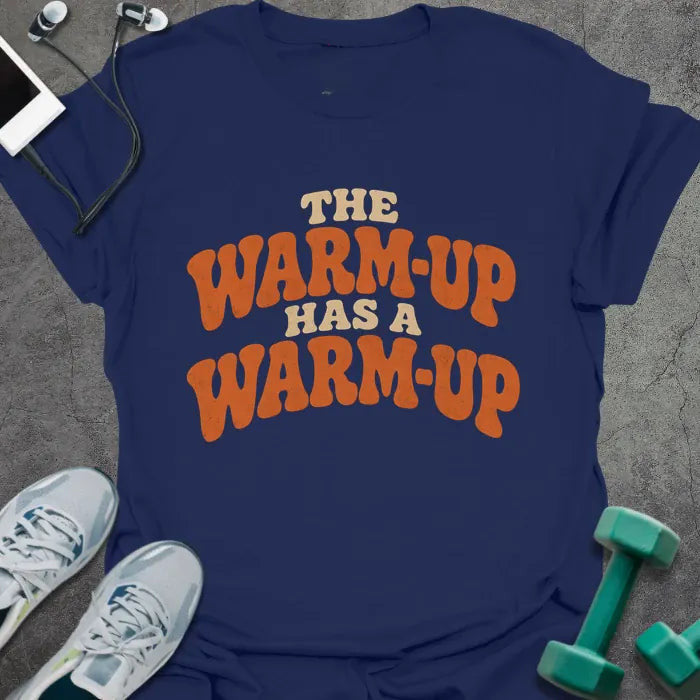 Double Warmup T-Shirt - Gym Graphic Tee - Gift for Gym Lovers - Unisex
