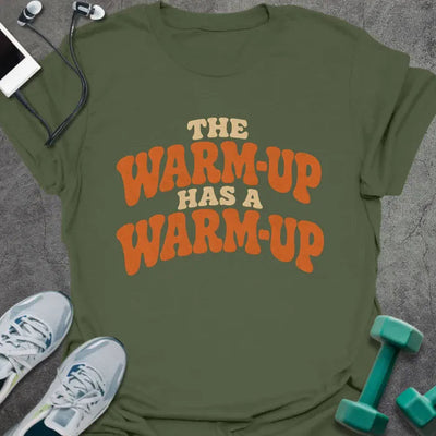 Double Warmup T-Shirt - Gym Graphic Tee - Gift for Gym Lovers - Unisex