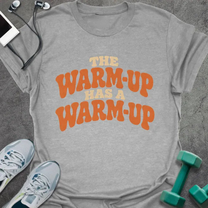 Double Warmup T-Shirt - Gym Graphic Tee - Gift for Gym Lovers - Unisex