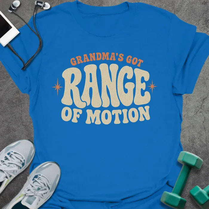 Grandma Range T-Shirt - Gym Graphic Tee - Gift for Gym Lovers - Unisex