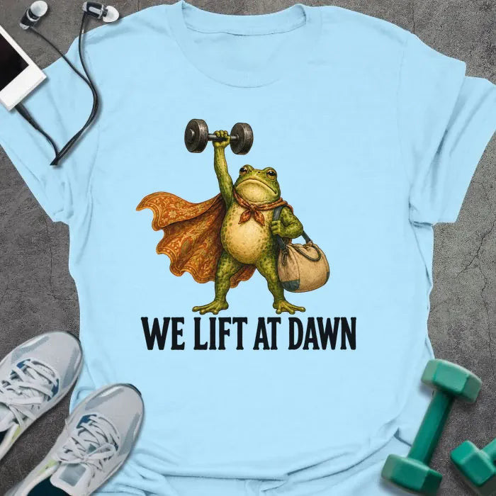 Dawn Frog T-Shirt - Gym Graphic Tee - Gift for Gym Lovers - Unisex
