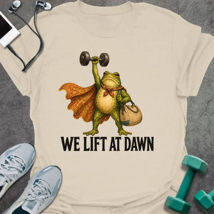 Dawn Frog T-Shirt - Gym Graphic Tee - Gift for Gym Lovers - Unisex