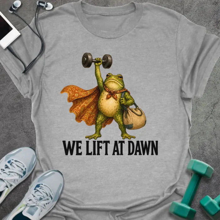 Dawn Frog T-Shirt - Gym Graphic Tee - Gift for Gym Lovers - Unisex