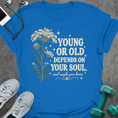 Depends Soul T-Shirt - Gym Graphic Tee - Gift for Gym Lovers - Unisex
