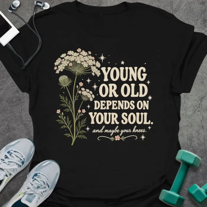 Depends Soul T-Shirt - Gym Graphic Tee - Gift for Gym Lovers - Unisex