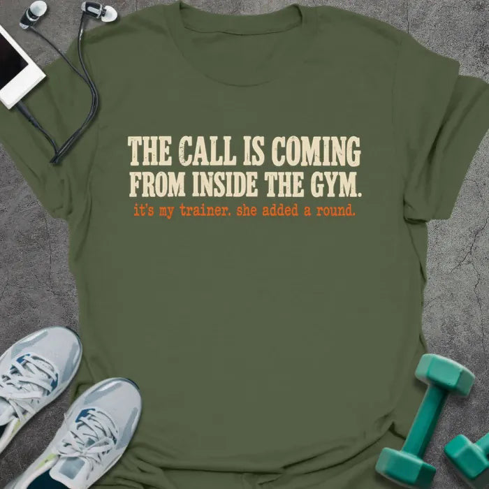 Added Round T-Shirt - Gym Graphic Tee - Gift for Gym Lovers - Unisex