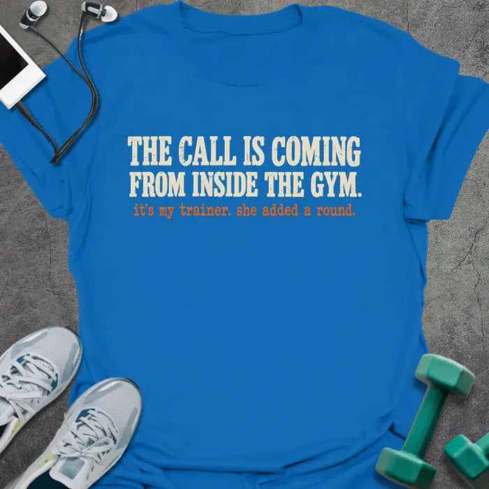 Added Round T-Shirt - Gym Graphic Tee - Gift for Gym Lovers - Unisex