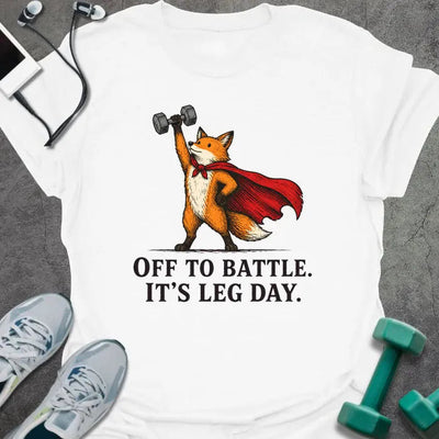 Fox Leg T-Shirt - Gym Graphic Tee - Gift for Gym Lovers - Unisex