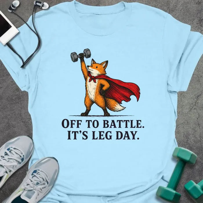 Fox Leg T-Shirt - Gym Graphic Tee - Gift for Gym Lovers - Unisex