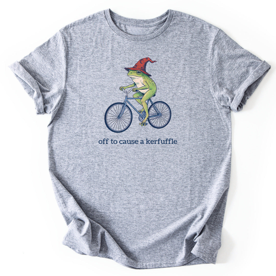 Frog Wizard Kerfuffle T-Shirt - Nature Graphic Tee - Gift for Nature Lovers - Unisex