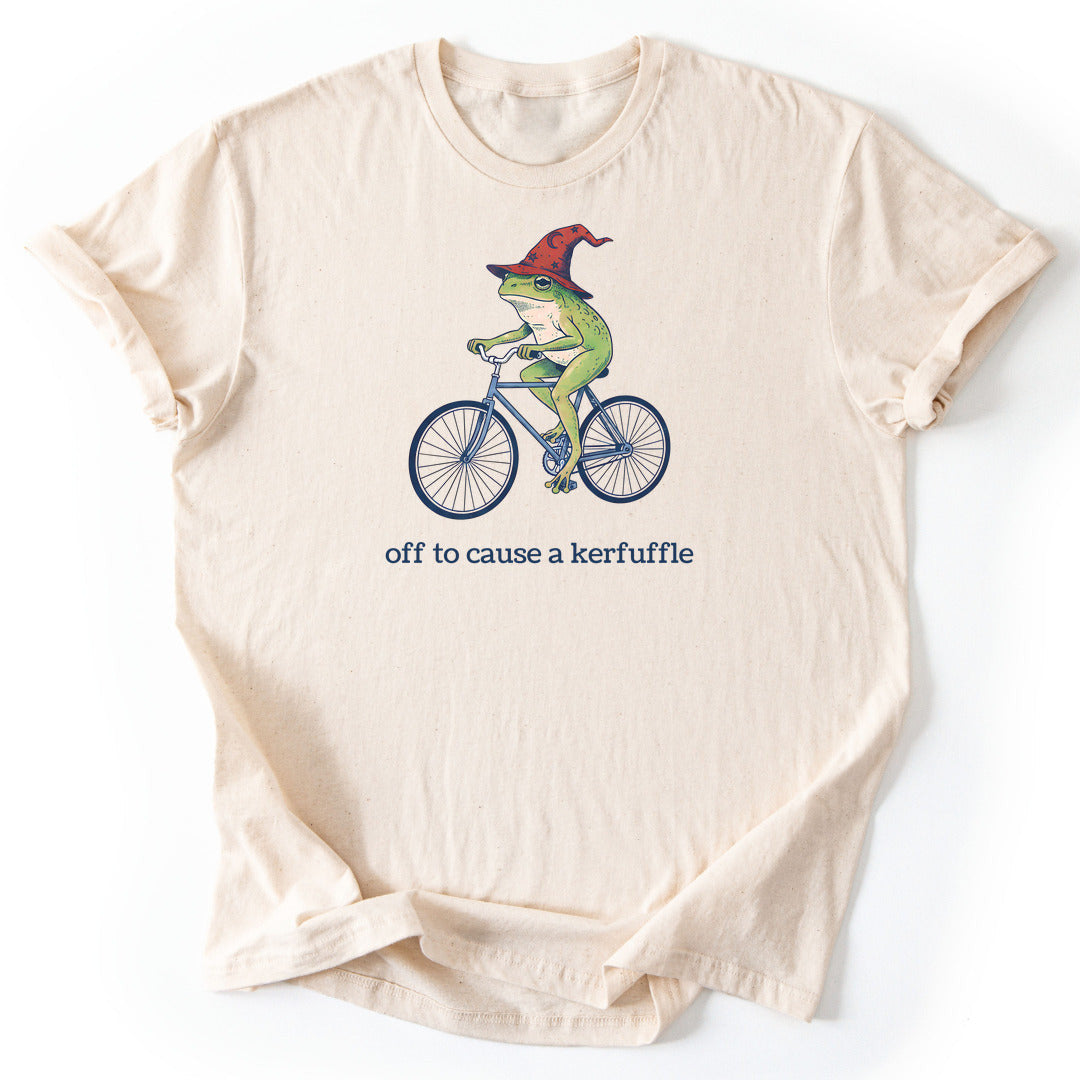 Frog Wizard Kerfuffle T-Shirt - Nature Graphic Tee - Gift for Nature Lovers - Unisex