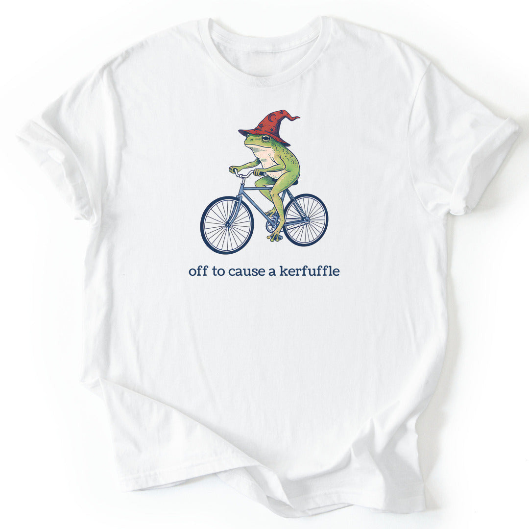Frog Wizard Kerfuffle T-Shirt - Nature Graphic Tee - Gift for Nature Lovers - Unisex