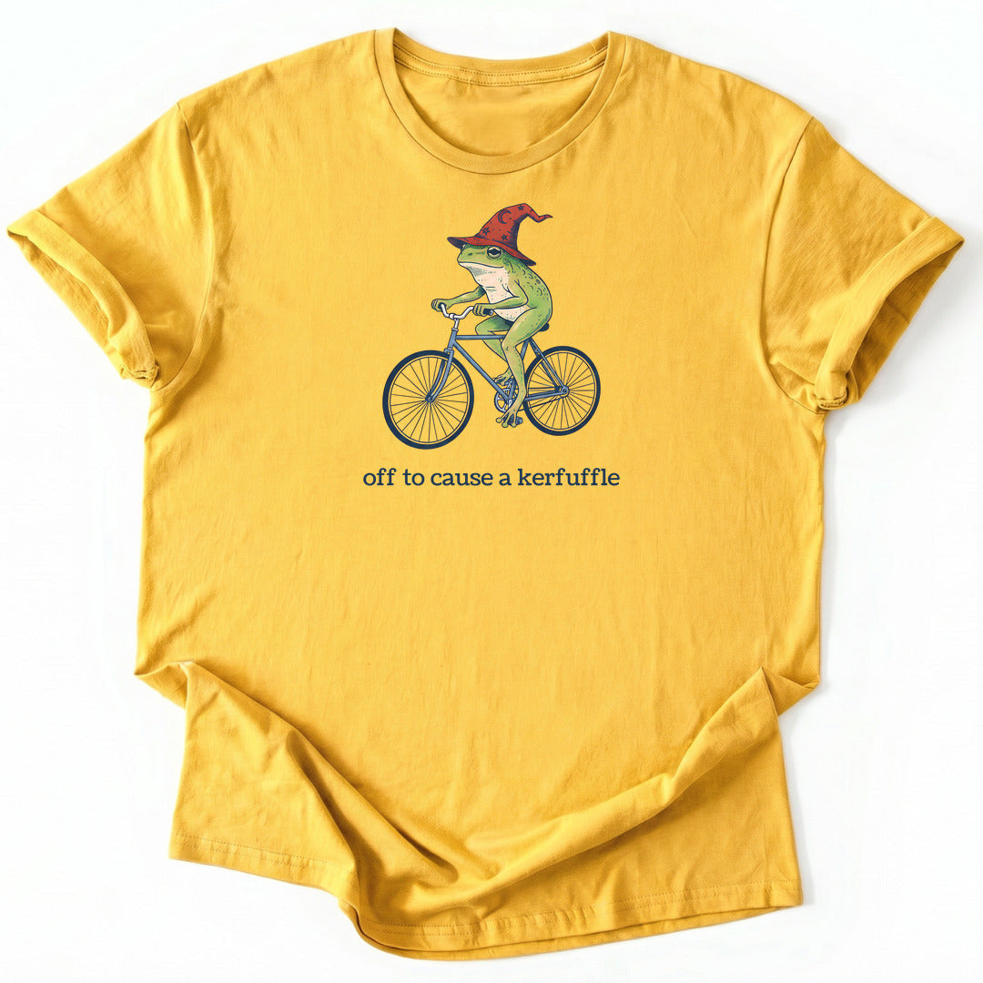 Frog Wizard Kerfuffle T-Shirt - Nature Graphic Tee - Gift for Nature Lovers - Unisex