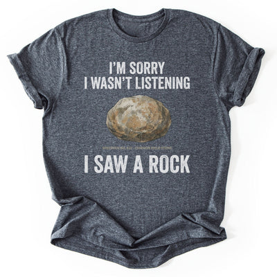 Distracted Rock Specimen T-Shirt - Nature Graphic Tee - Gift for Nature Lovers - Unisex