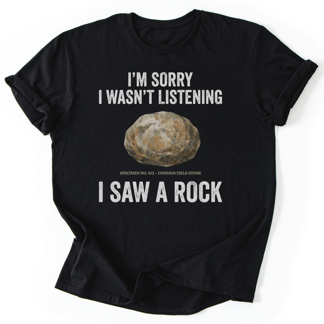 Distracted Rock Specimen T-Shirt - Nature Graphic Tee - Gift for Nature Lovers - Unisex
