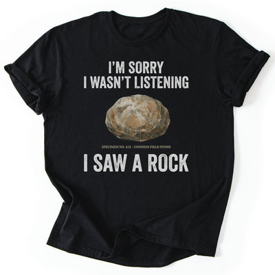 Distracted Rock Specimen T-Shirt - Nature Graphic Tee - Gift for Nature Lovers - Unisex