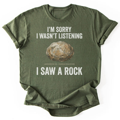 Distracted Rock Specimen T-Shirt - Nature Graphic Tee - Gift for Nature Lovers - Unisex