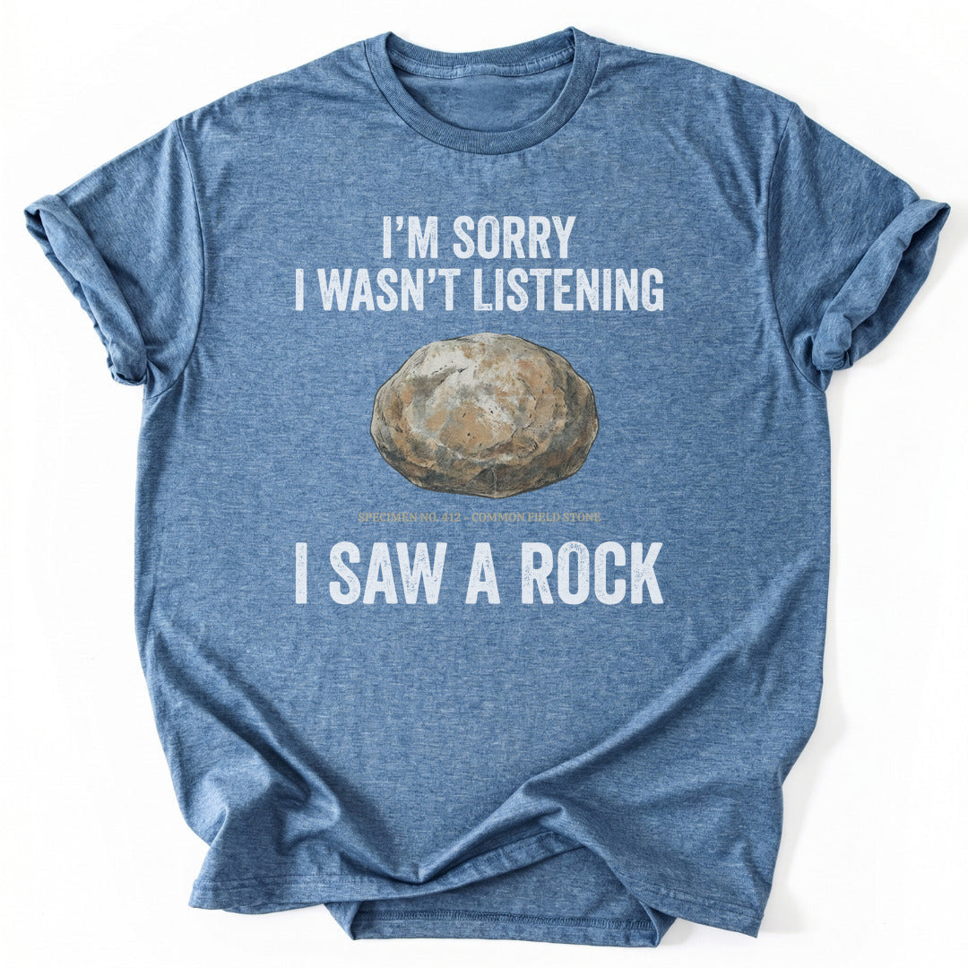 Distracted Rock Specimen T-Shirt - Nature Graphic Tee - Gift for Nature Lovers - Unisex