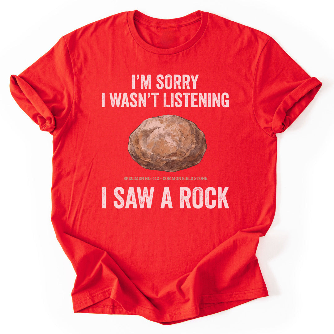 Distracted Rock Specimen T-Shirt - Nature Graphic Tee - Gift for Nature Lovers - Unisex