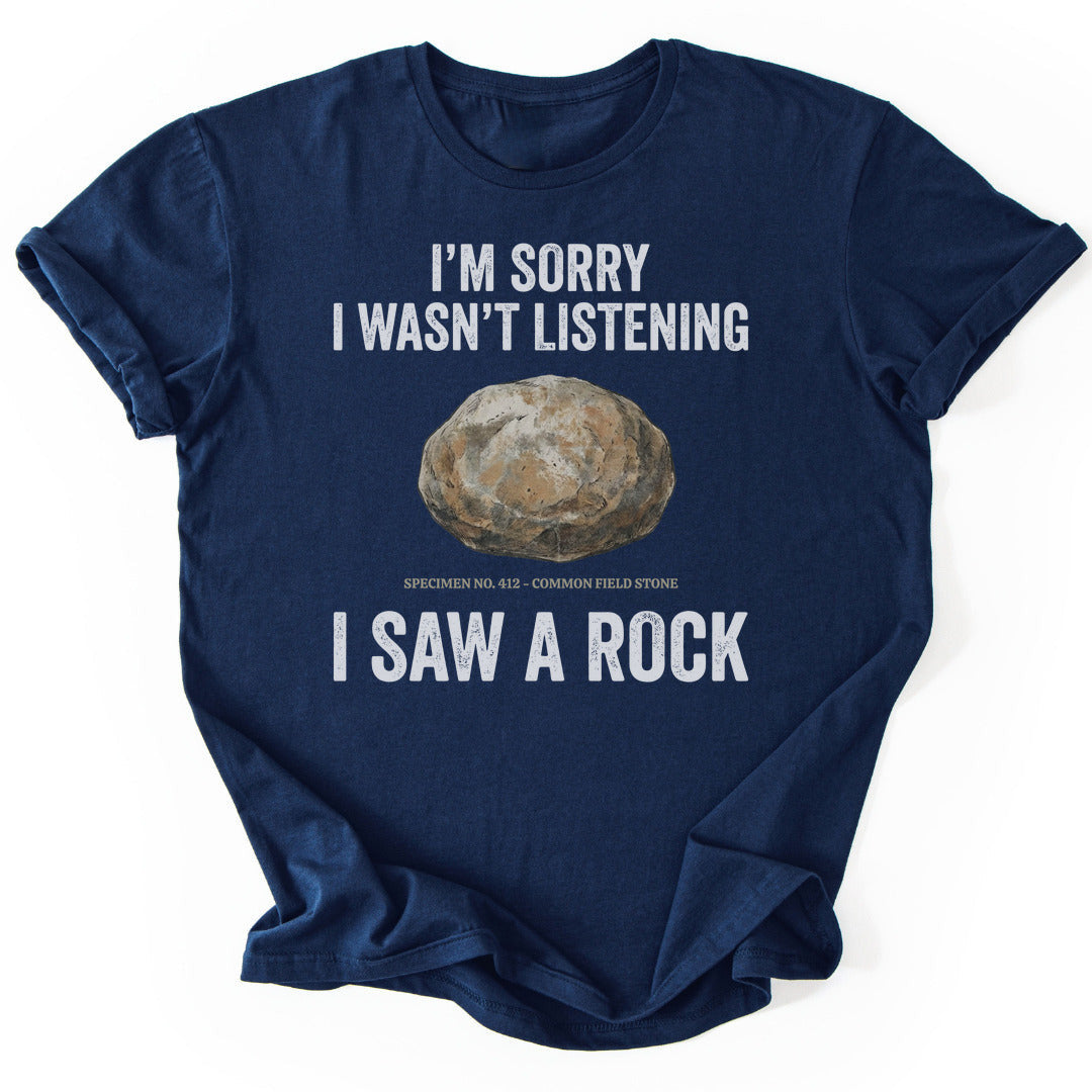 Distracted Rock Specimen T-Shirt - Nature Graphic Tee - Gift for Nature Lovers - Unisex