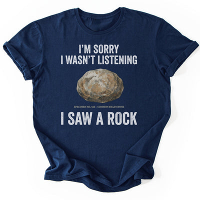 Distracted Rock Specimen T-Shirt - Nature Graphic Tee - Gift for Nature Lovers - Unisex