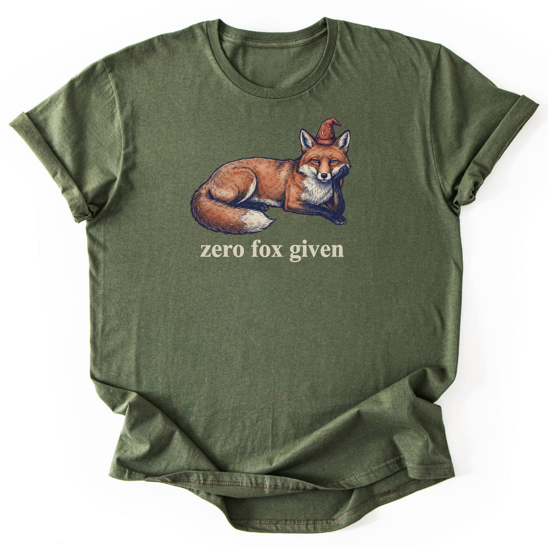 Zero Fox Given T-Shirt - Nature Graphic Tee - Gift for Nature Lovers - Unisex