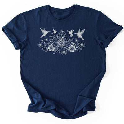 Blossom Symphony T-Shirt - Nature Graphic Tee - Gift for Nature Lovers - Unisex