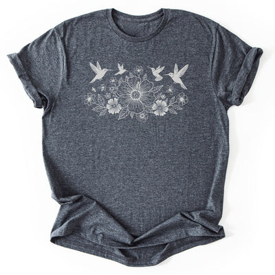 Blossom Symphony T-Shirt - Nature Graphic Tee - Gift for Nature Lovers - Unisex