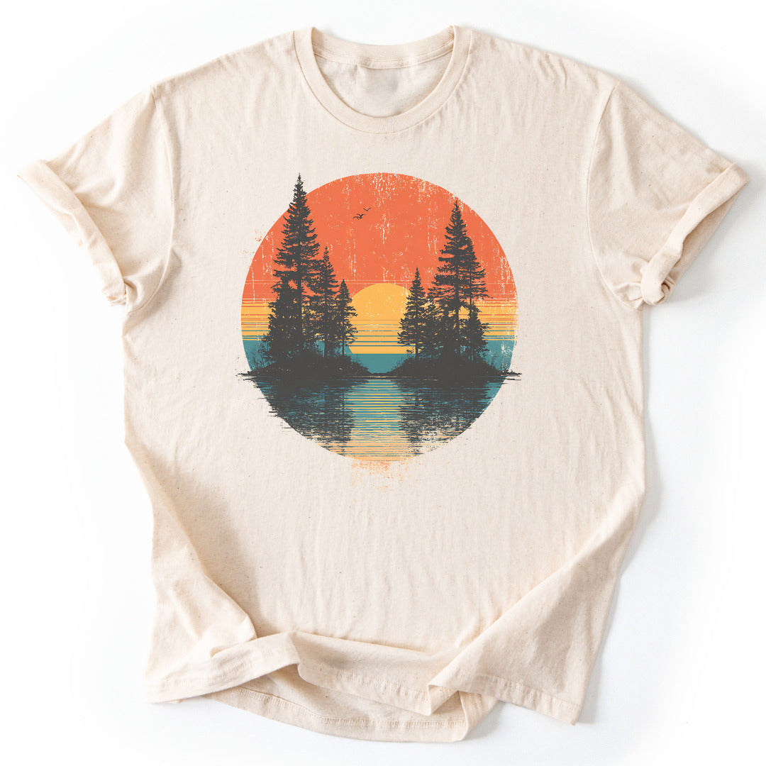 Serenity T-Shirt - Nature Graphic Tee - Gift for Nature Lovers - Unisex