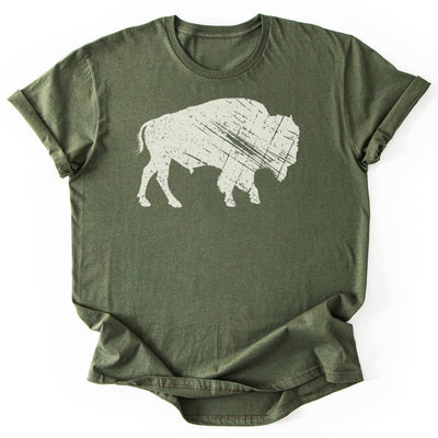 Heritage Bison T-Shirt - Nature Graphic Tee - Gift for Nature Lovers - Unisex