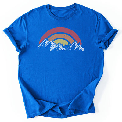 Mountain Sunset T-Shirt - Nature Graphic Tee - Gift for Nature Lovers - Unisex
