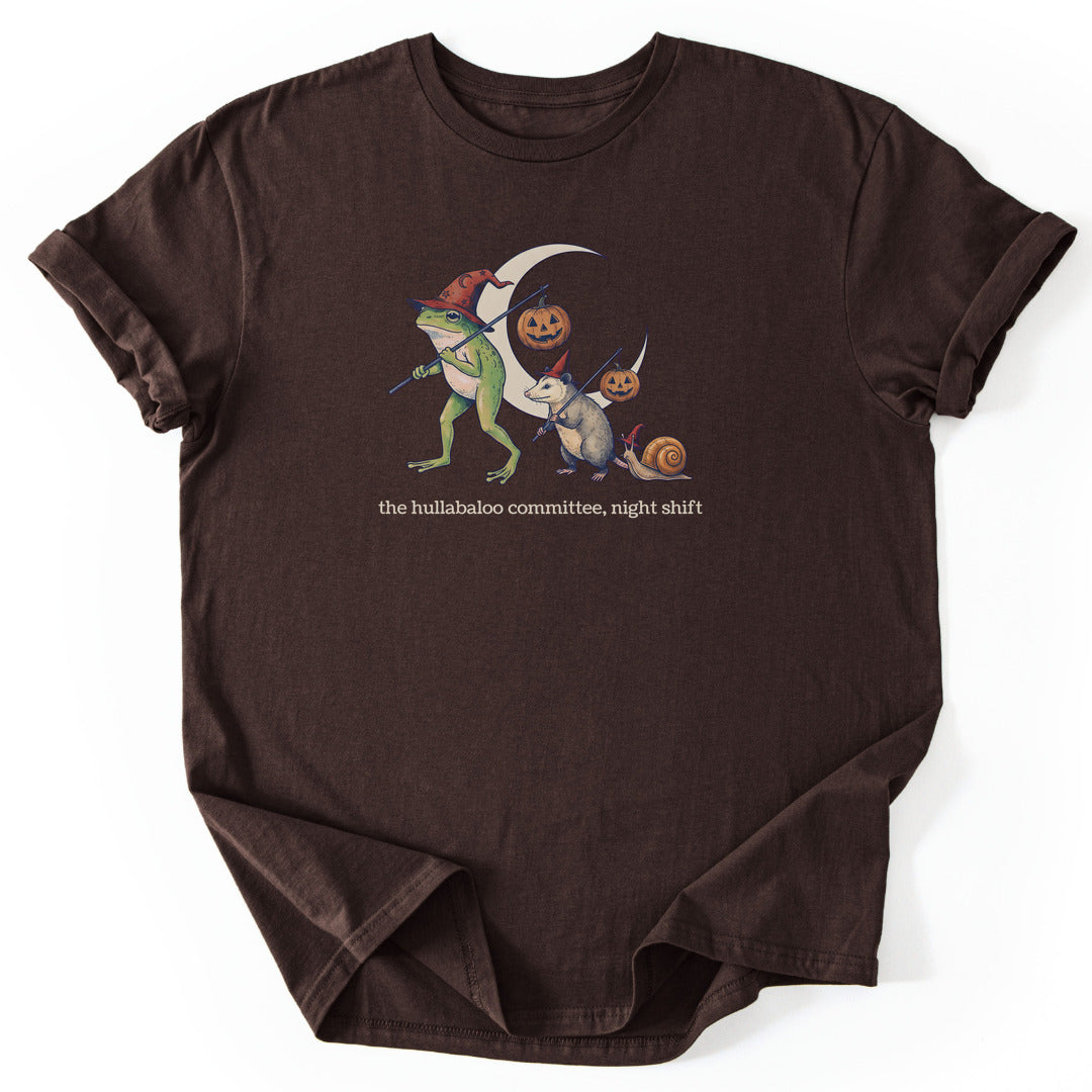 Night Shift T-Shirt - Nature Graphic Tee - Gift for Nature Lovers - Unisex