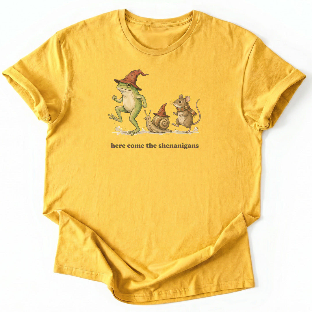 Here Come the Shenanigans T-Shirt - Nature Graphic Tee - Gift for Nature Lovers - Unisex