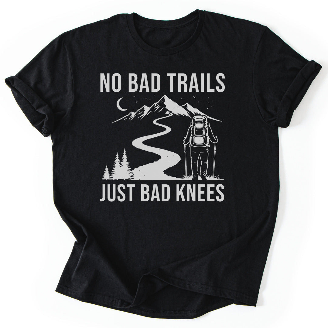 No Bad Trails T-Shirt - Nature Graphic Tee - Gift for Nature Lovers - Unisex