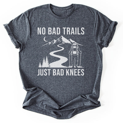 No Bad Trails T-Shirt - Nature Graphic Tee - Gift for Nature Lovers - Unisex