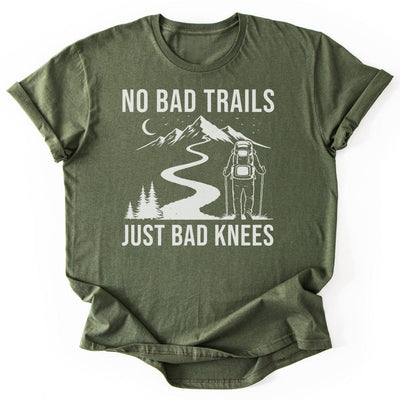 No Bad Trails T-Shirt - Nature Graphic Tee - Gift for Nature Lovers - Unisex