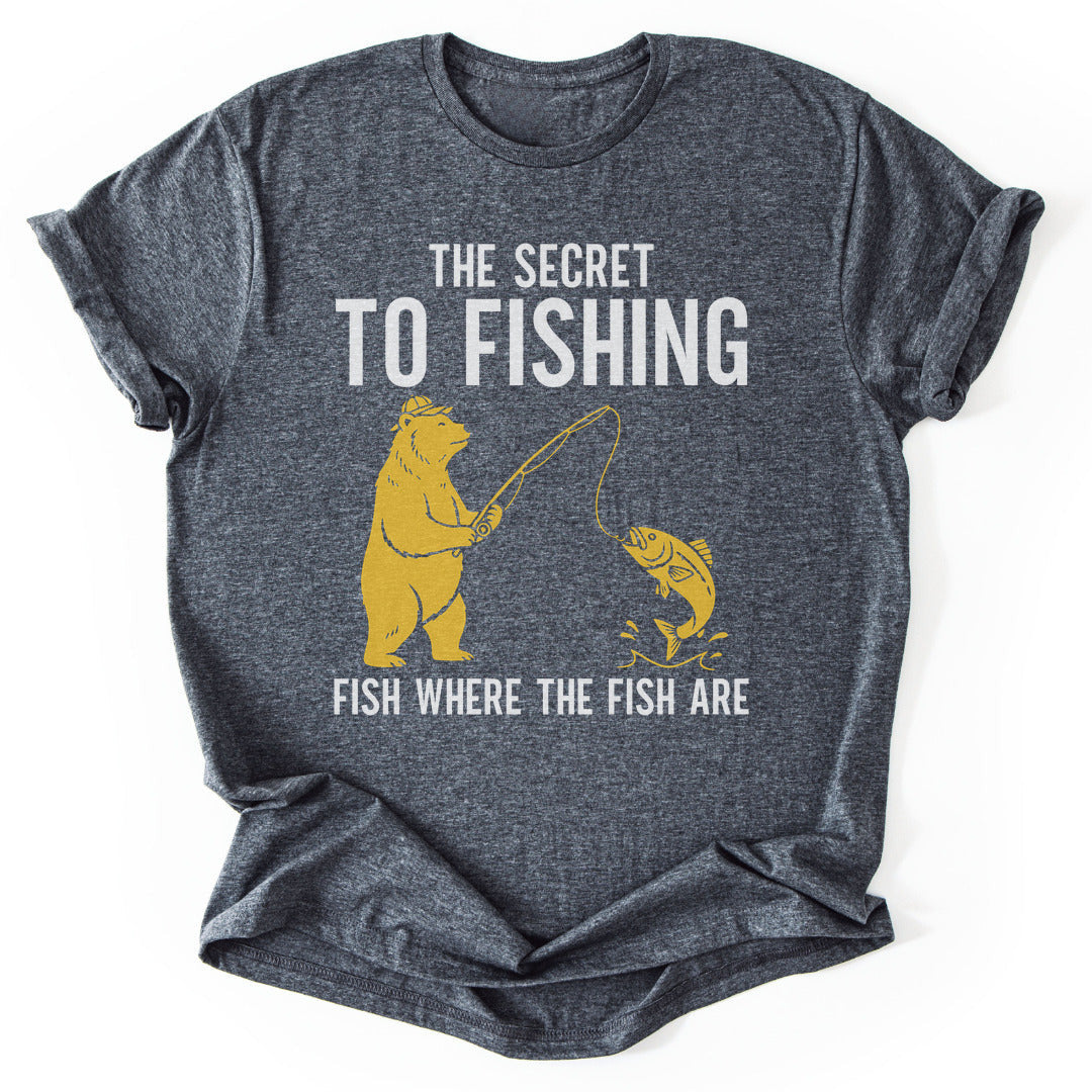 Fishing Wisdom T-Shirt - Nature Graphic Tee - Gift for Nature Lovers - Unisex