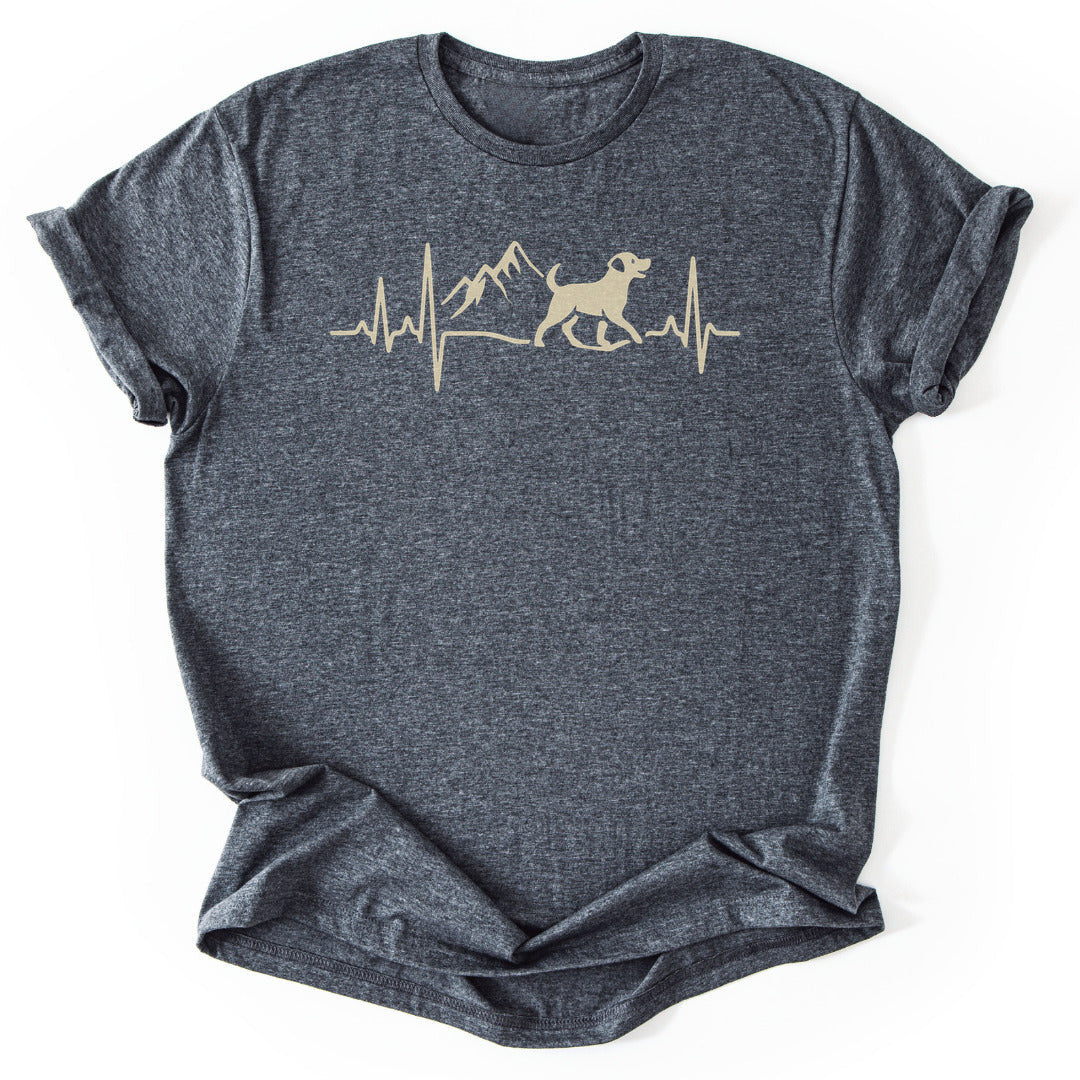 Dog Pulse T-Shirt - Nature Graphic Tee - Gift for Nature Lovers - Unisex