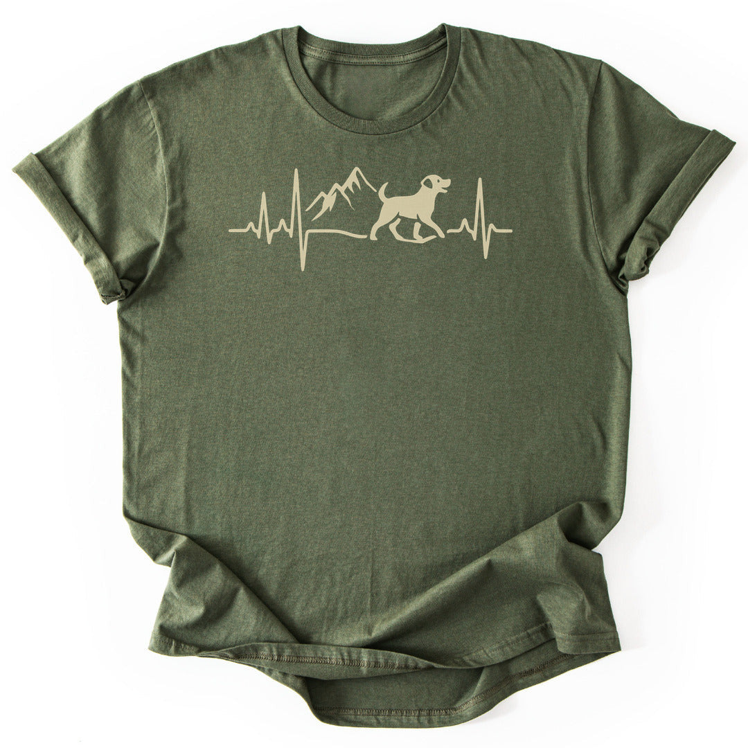 Dog Pulse T-Shirt - Nature Graphic Tee - Gift for Nature Lovers - Unisex