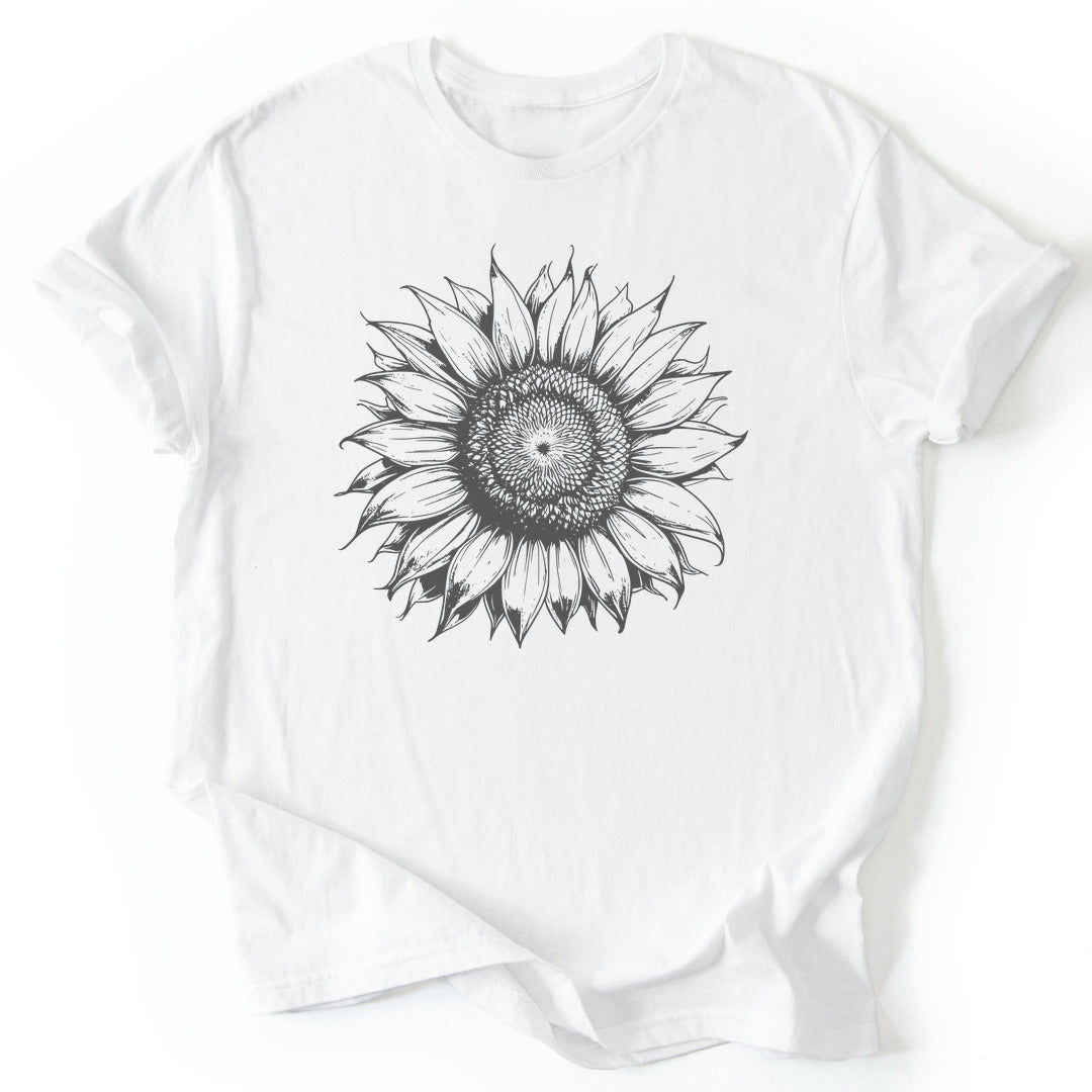 Sunflower T-Shirt - Nature Graphic Tee - Gift for Nature Lovers - Unisex