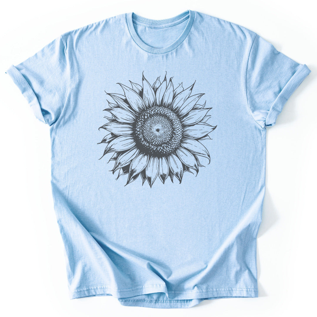 Sunflower T-Shirt - Nature Graphic Tee - Gift for Nature Lovers - Unisex
