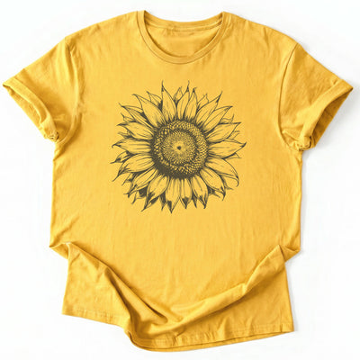 Sunflower T-Shirt - Nature Graphic Tee - Gift for Nature Lovers - Unisex