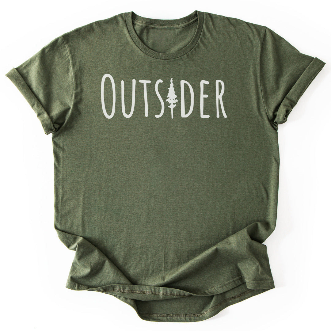 Outsider T-Shirt - Nature Graphic Tee - Gift for Nature Lovers - Unisex