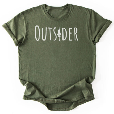 Outsider T-Shirt - Nature Graphic Tee - Gift for Nature Lovers - Unisex